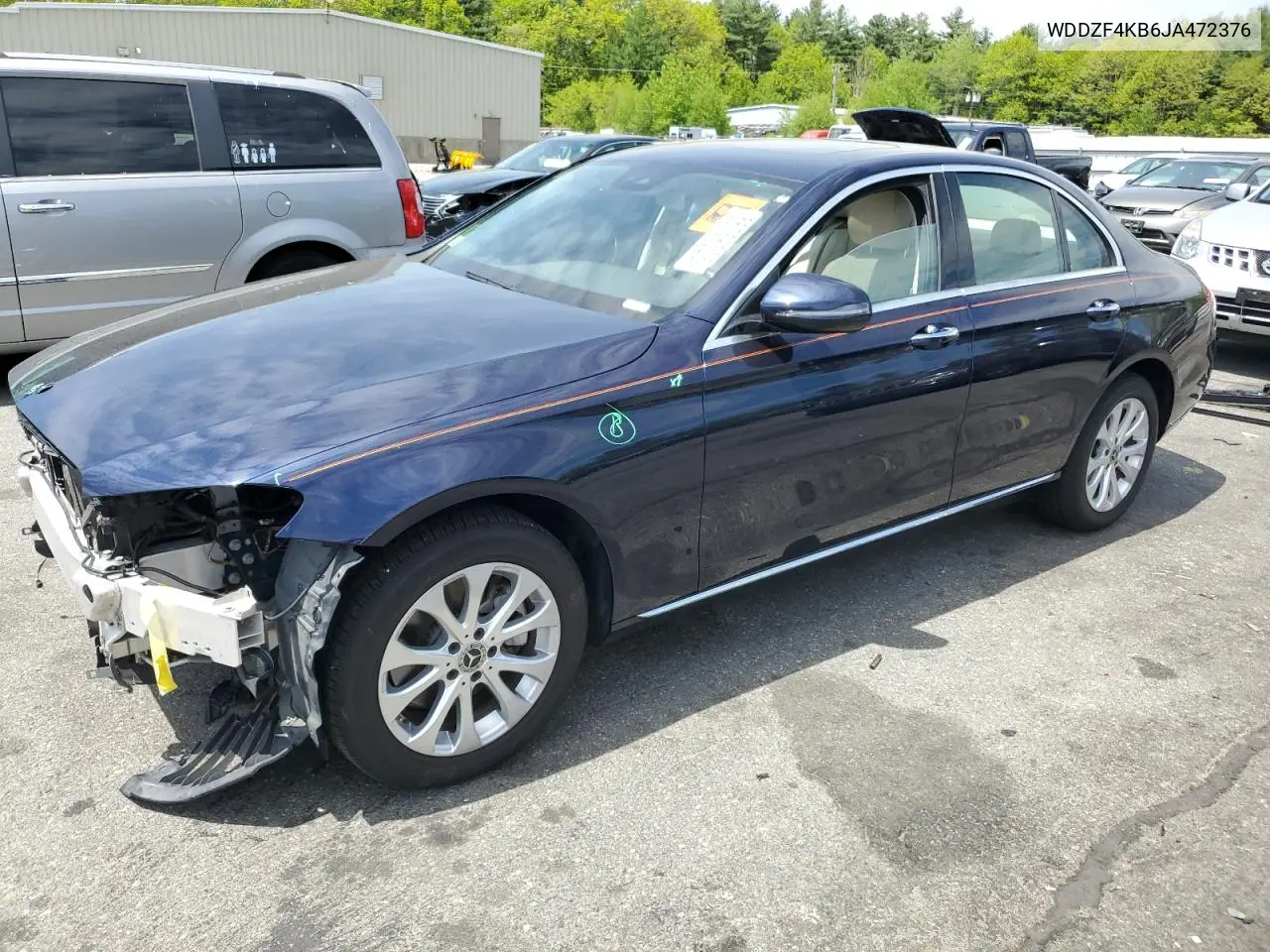 2018 Mercedes-Benz E 300 4Matic VIN: WDDZF4KB6JA472376 Lot: 56758205