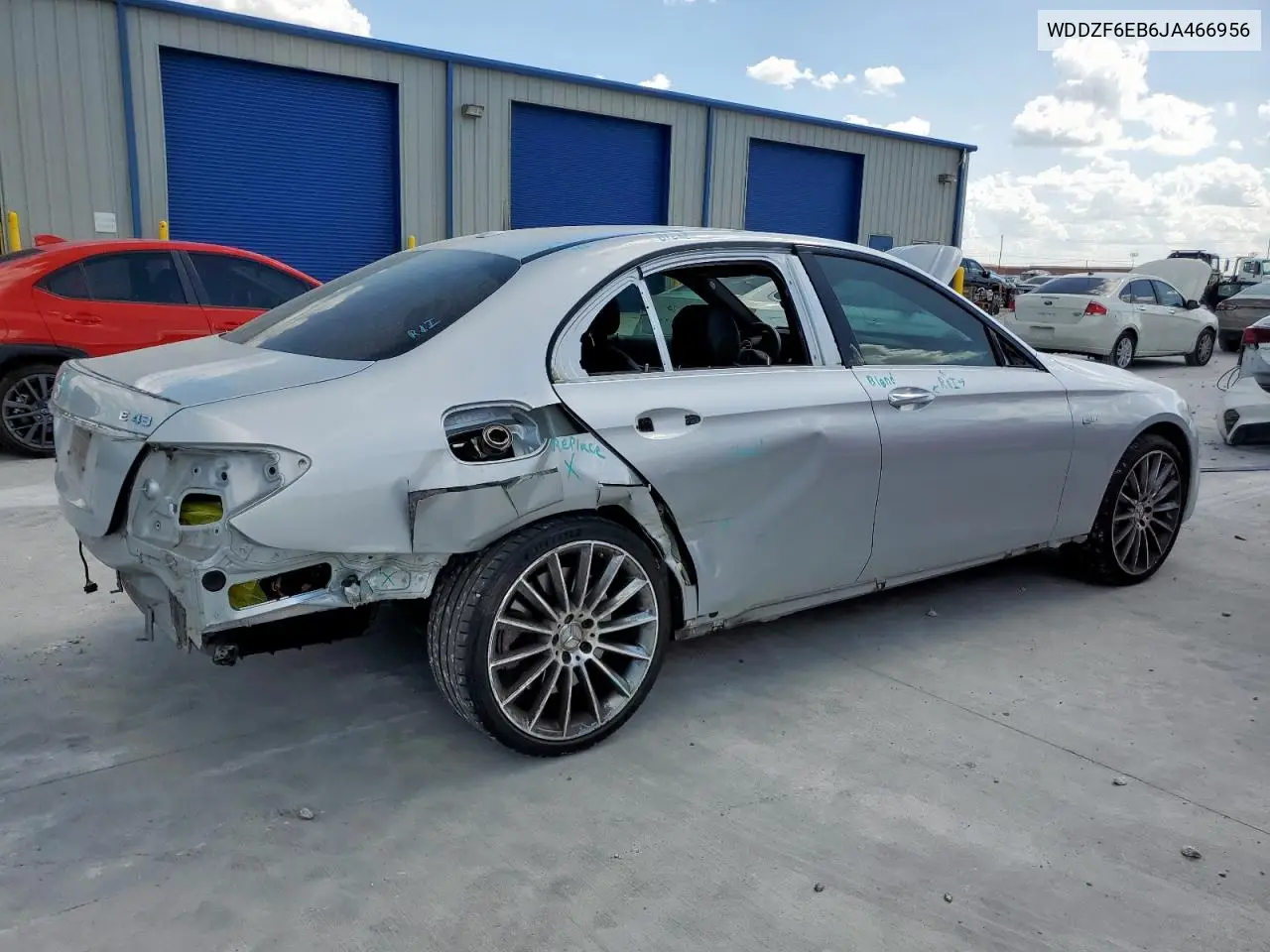 2018 Mercedes-Benz E 43 4Matic Amg VIN: WDDZF6EB6JA466956 Lot: 62395155