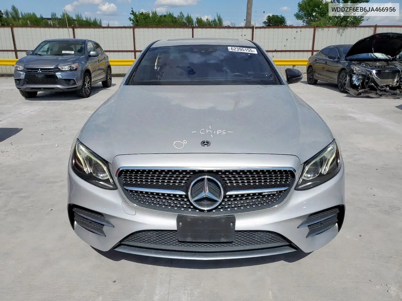 2018 Mercedes-Benz E 43 4Matic Amg VIN: WDDZF6EB6JA466956 Lot: 62395155