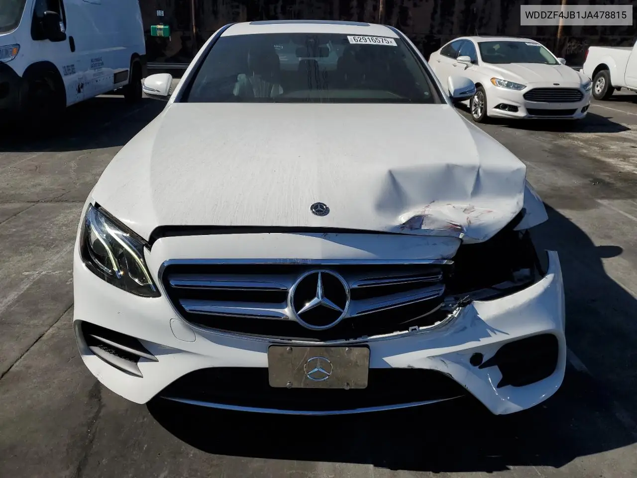 2018 Mercedes-Benz E 300 VIN: WDDZF4JB1JA478815 Lot: 62916575