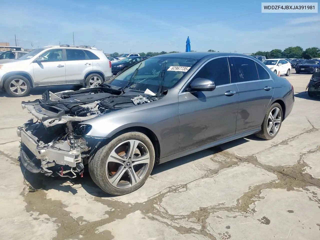 2018 Mercedes-Benz E 300 VIN: WDDZF4JBXJA391981 Lot: 62967735