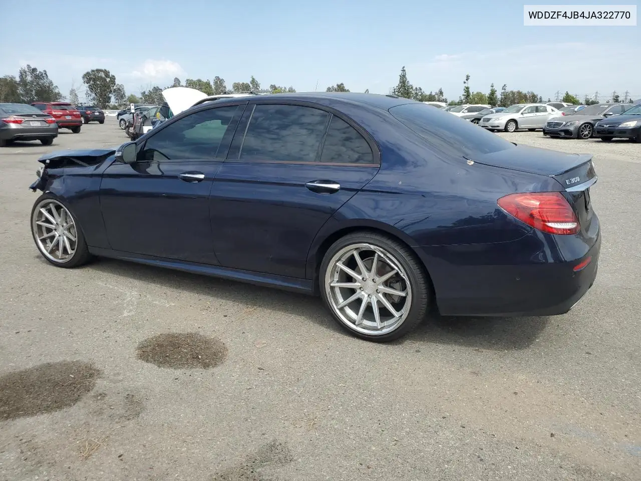 2018 Mercedes-Benz E 300 VIN: WDDZF4JB4JA322770 Lot: 65291885