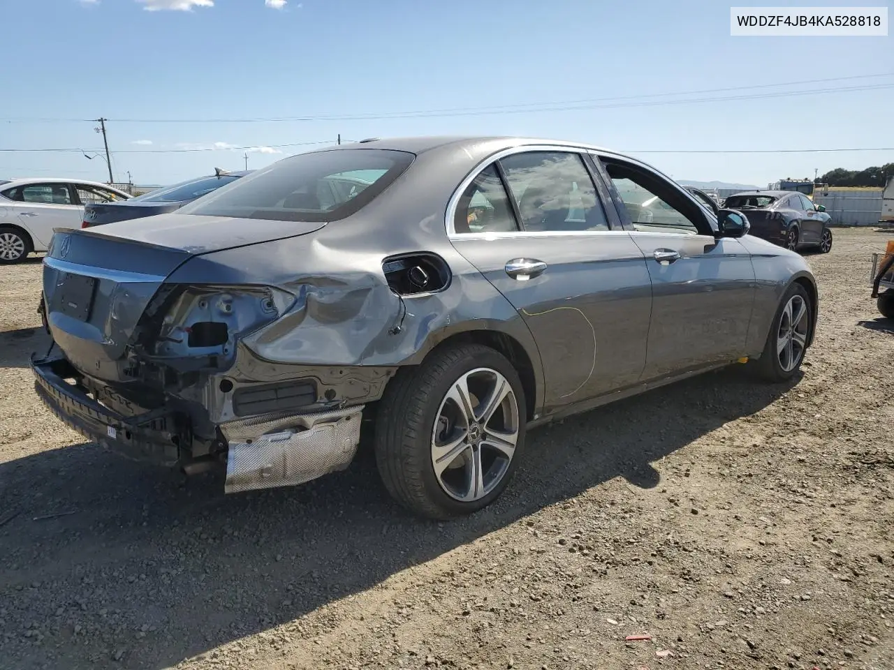 2019 Mercedes-Benz E 300 VIN: WDDZF4JB4KA528818 Lot: 55290625