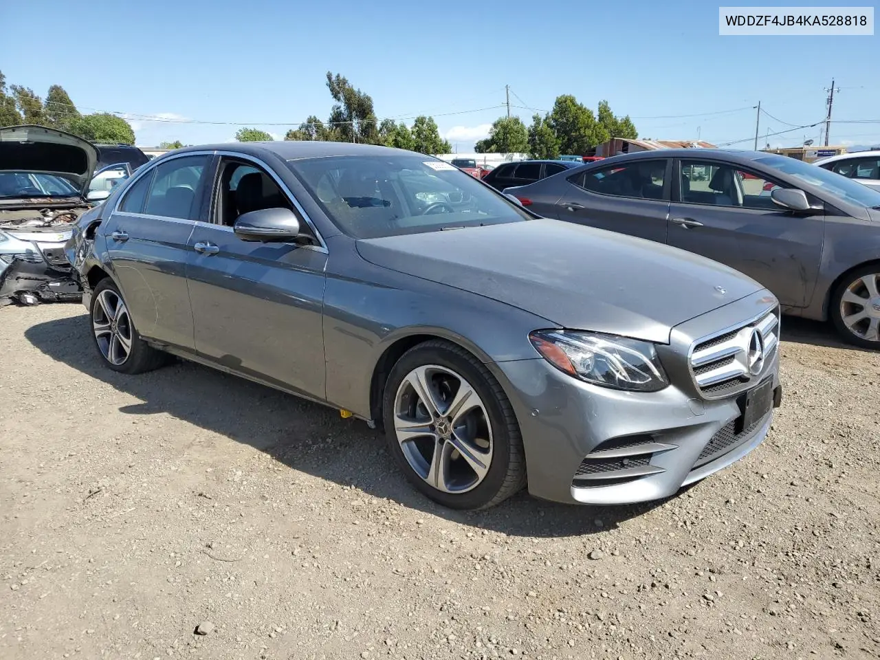 2019 Mercedes-Benz E 300 VIN: WDDZF4JB4KA528818 Lot: 55290625