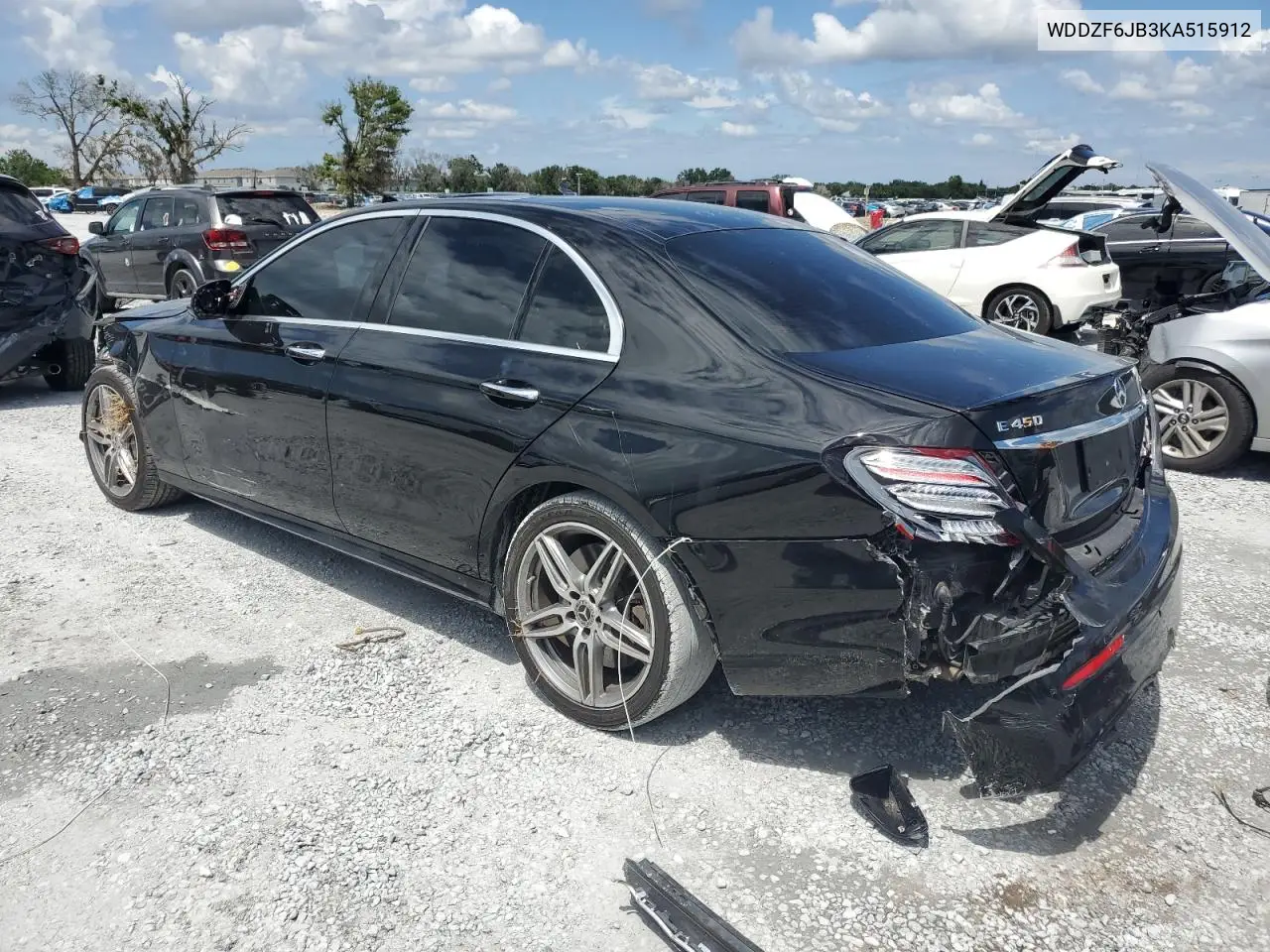 2019 Mercedes-Benz E 450 4Matic VIN: WDDZF6JB3KA515912 Lot: 56848545