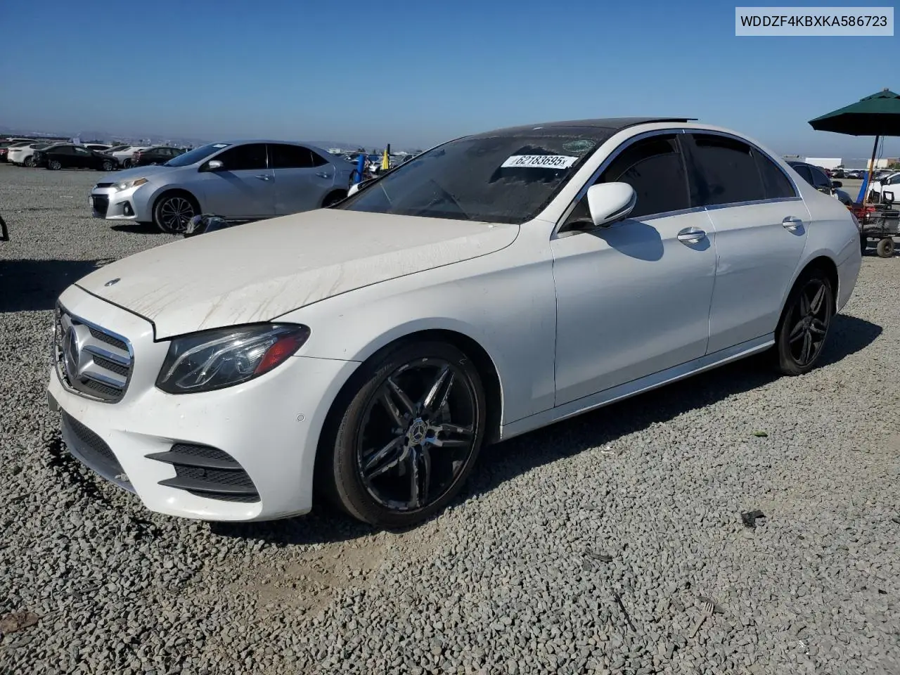2019 Mercedes-Benz E 300 4Matic VIN: WDDZF4KBXKA586723 Lot: 62183695