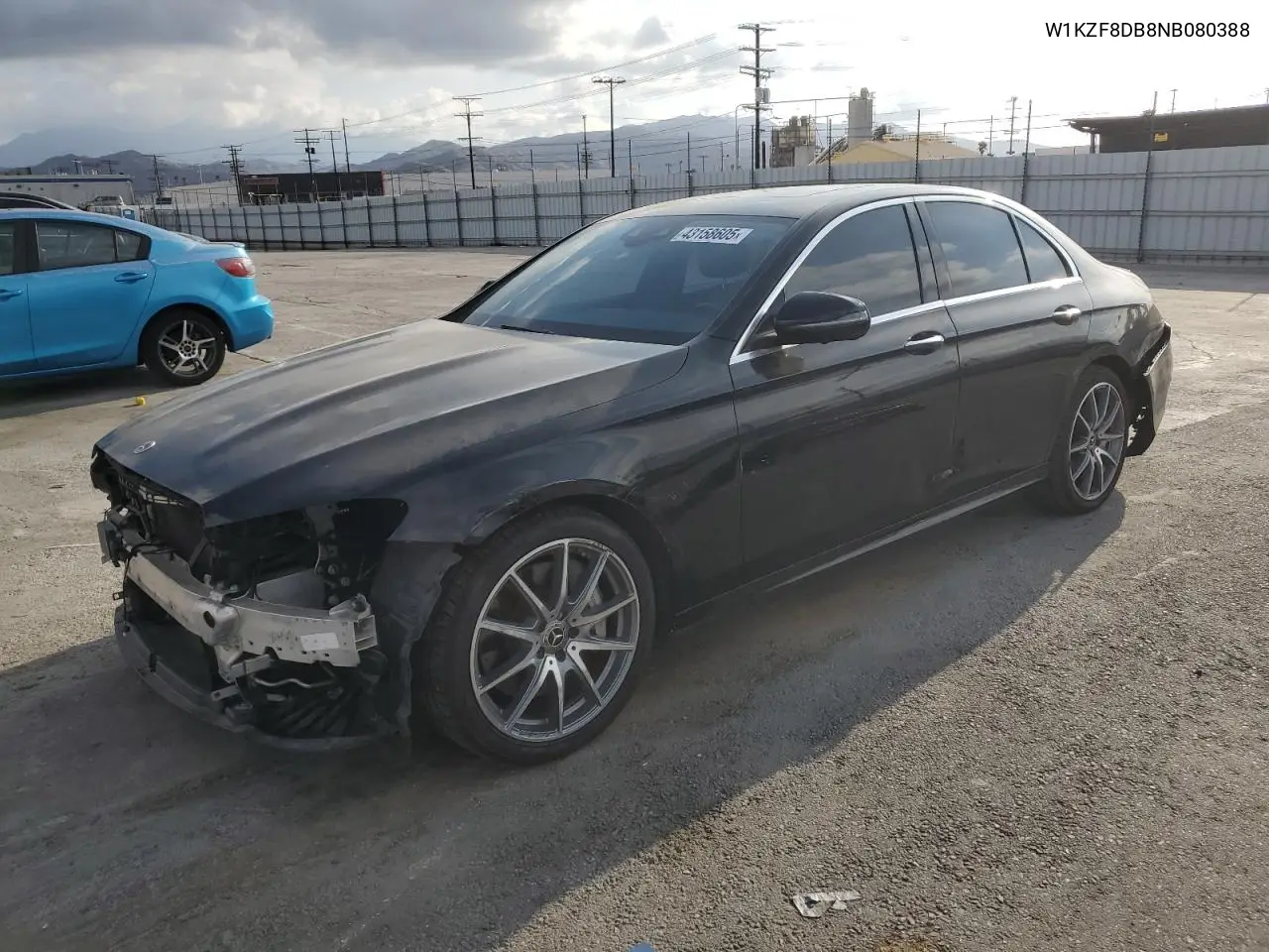 2022 Mercedes-Benz E 350 VIN: W1KZF8DB8NB080388 Lot: 43158605
