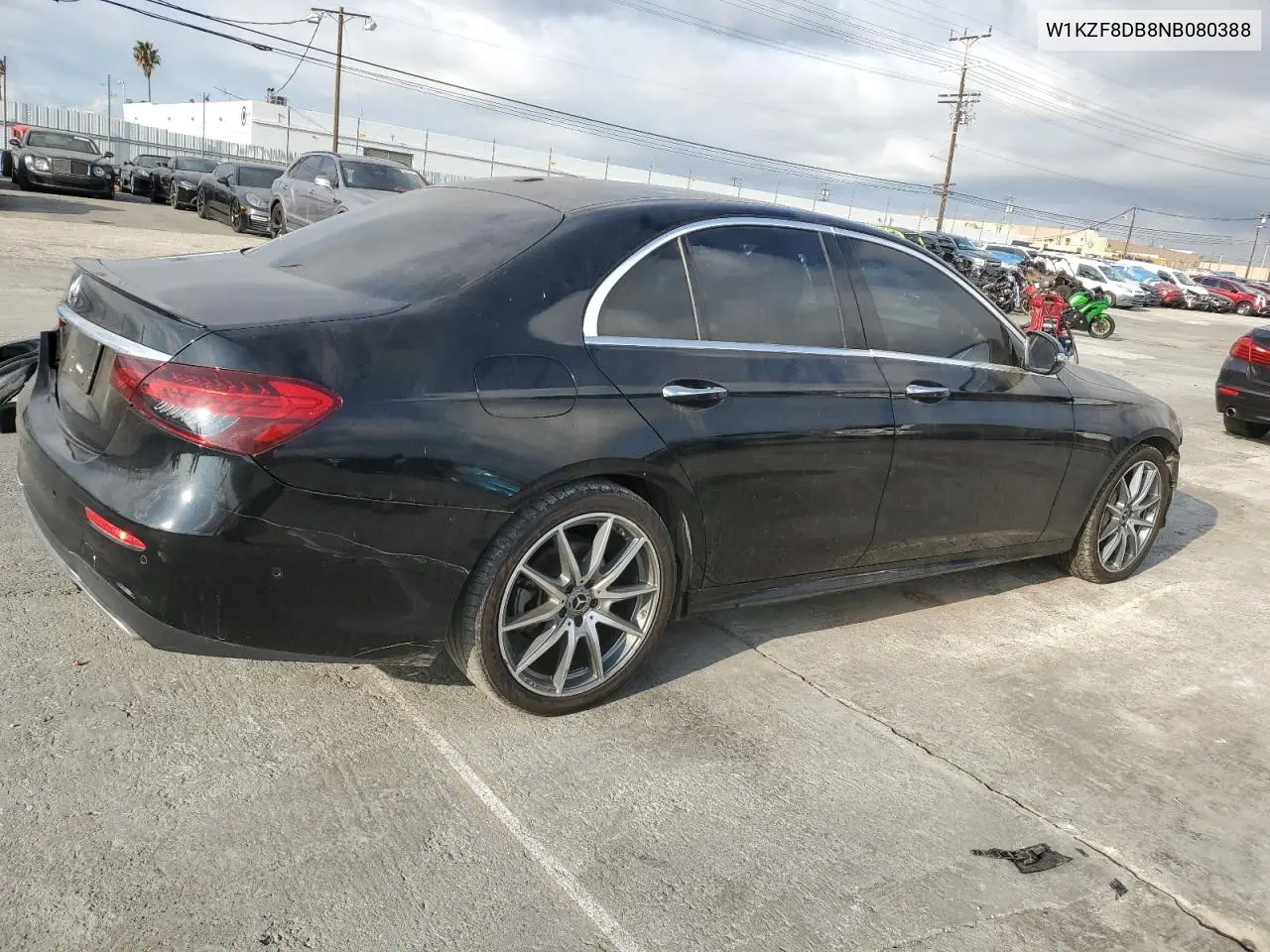 2022 Mercedes-Benz E 350 VIN: W1KZF8DB8NB080388 Lot: 43158605