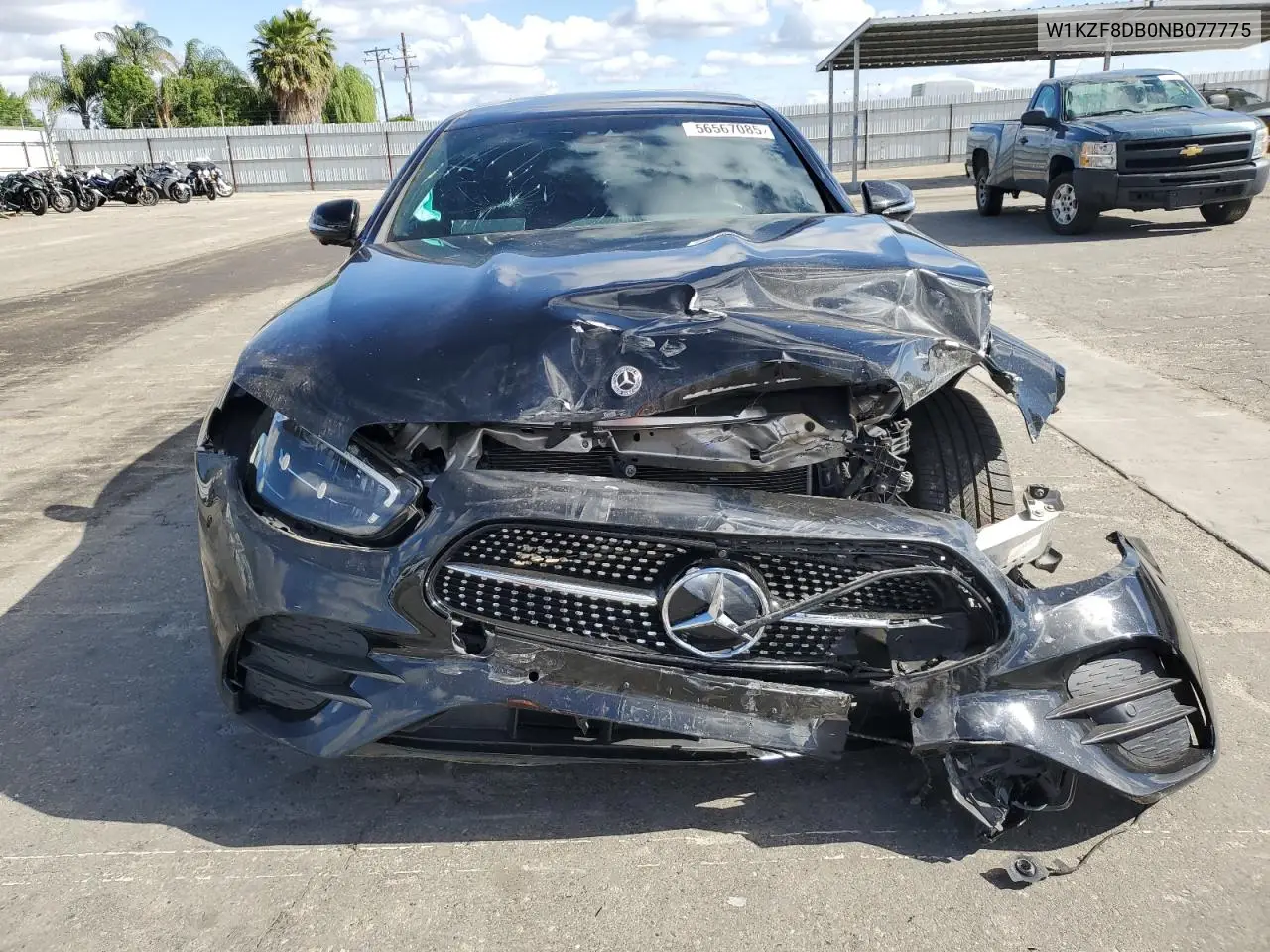 2022 Mercedes-Benz E 350 VIN: W1KZF8DB0NB077775 Lot: 56567085
