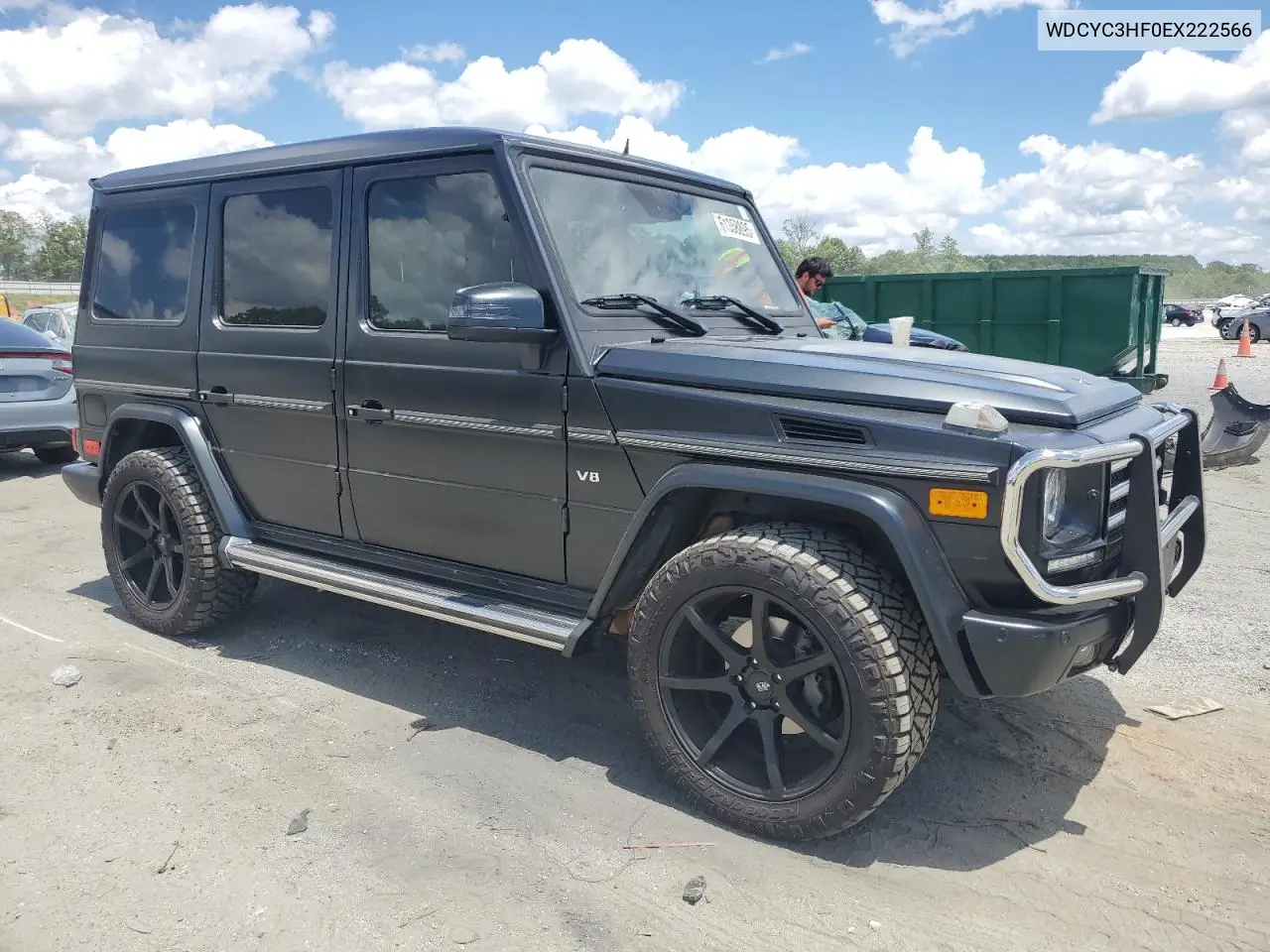 2014 Mercedes-Benz G 550 VIN: WDCYC3HF0EX222566 Lot: 61358895
