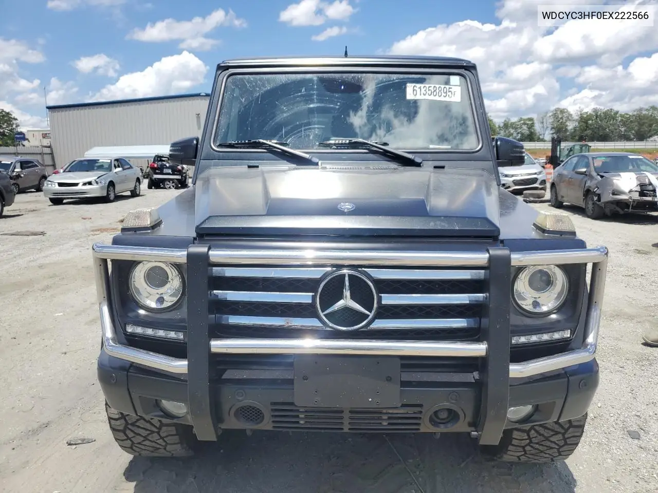 2014 Mercedes-Benz G 550 VIN: WDCYC3HF0EX222566 Lot: 61358895