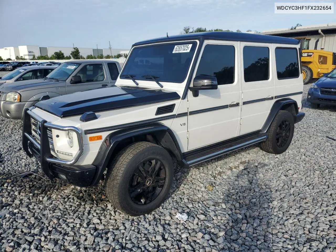 2015 Mercedes-Benz G 550 VIN: WDCYC3HF1FX232654 Lot: 62657025
