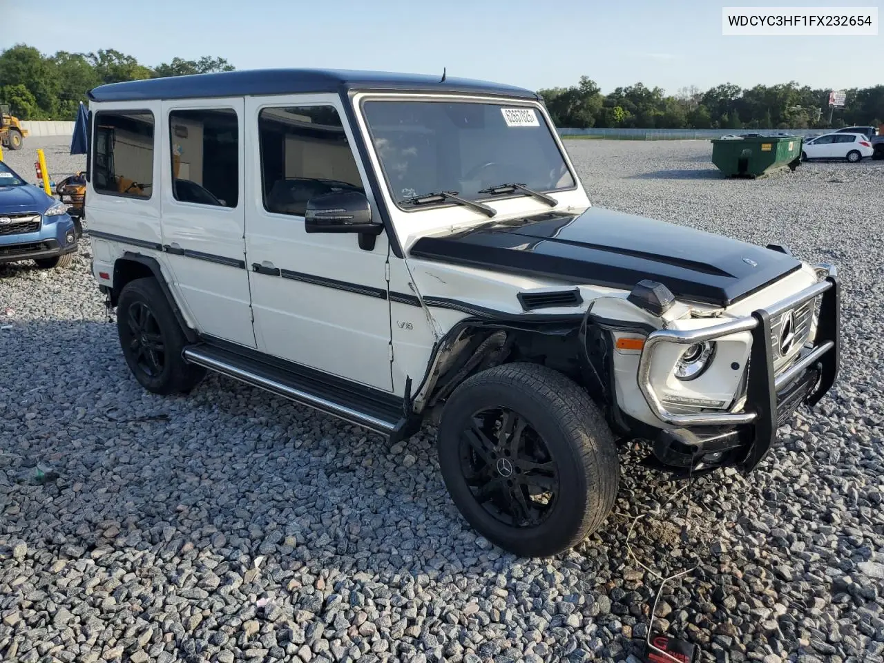 2015 Mercedes-Benz G 550 VIN: WDCYC3HF1FX232654 Lot: 62657025