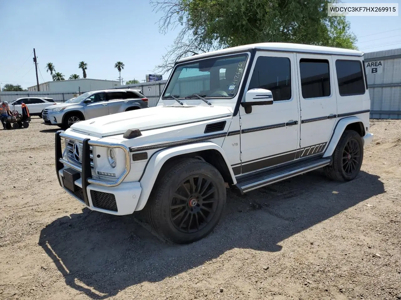 2017 Mercedes-Benz G 550 VIN: WDCYC3KF7HX269915 Lot: 52426565