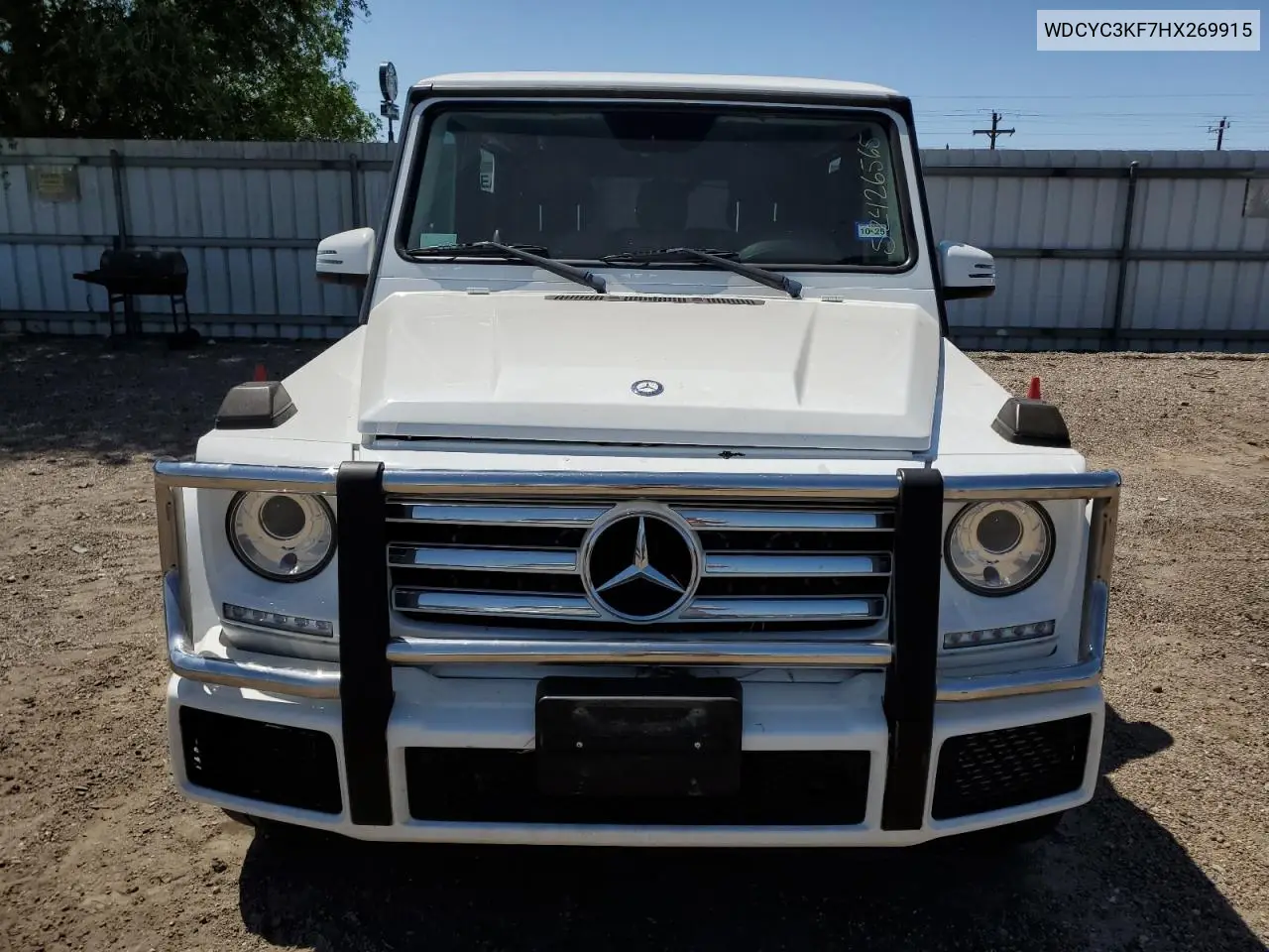 2017 Mercedes-Benz G 550 VIN: WDCYC3KF7HX269915 Lot: 52426565
