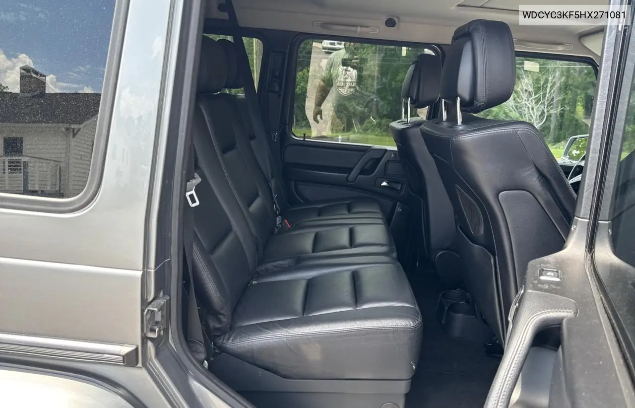 2017 Mercedes-Benz G 550 VIN: WDCYC3KF5HX271081 Lot: 54565645