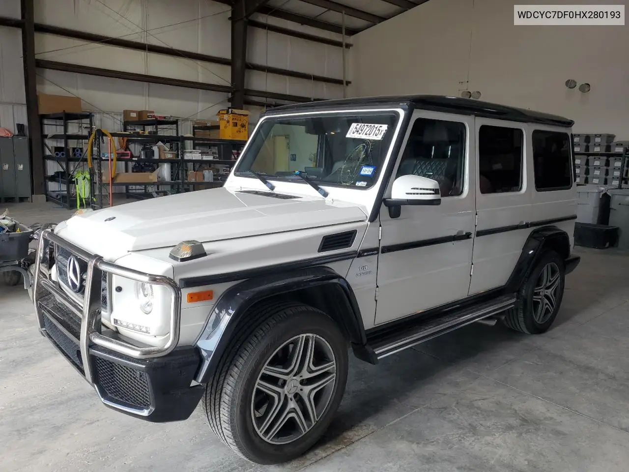 2017 Mercedes-Benz G 63 Amg VIN: WDCYC7DF0HX280193 Lot: 54972015