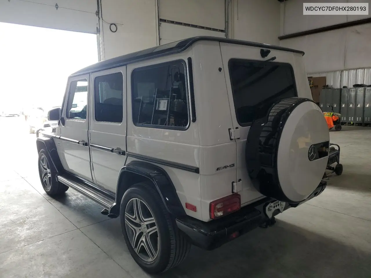2017 Mercedes-Benz G 63 Amg VIN: WDCYC7DF0HX280193 Lot: 54972015