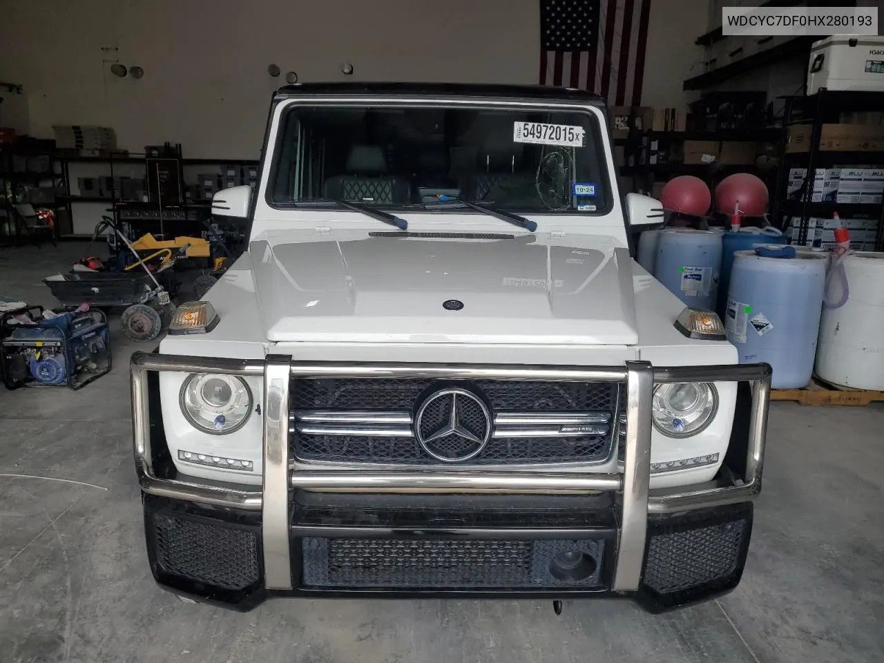 2017 Mercedes-Benz G 63 Amg VIN: WDCYC7DF0HX280193 Lot: 54972015