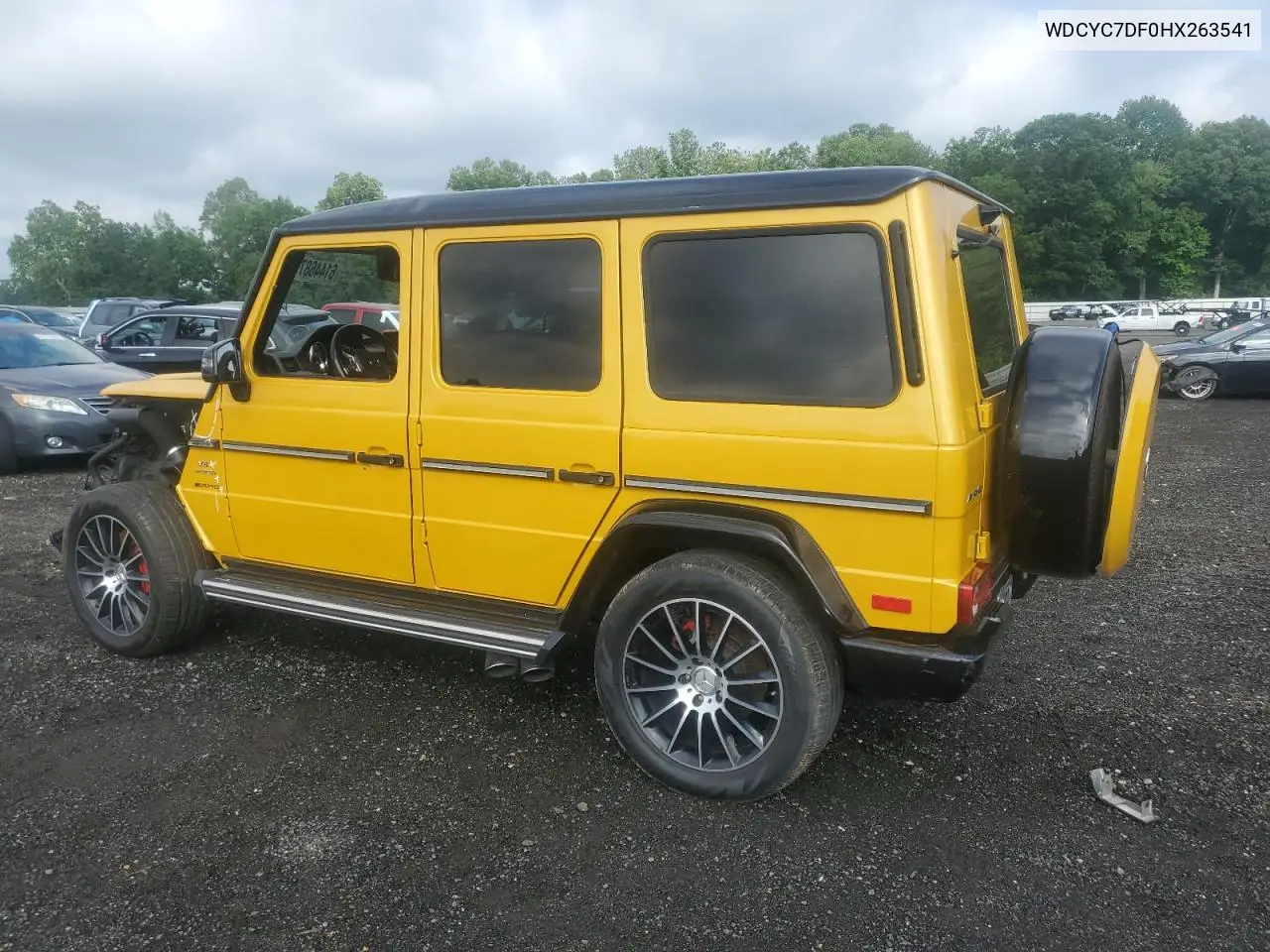 2017 Mercedes-Benz G 63 Amg VIN: WDCYC7DF0HX263541 Lot: 61446875