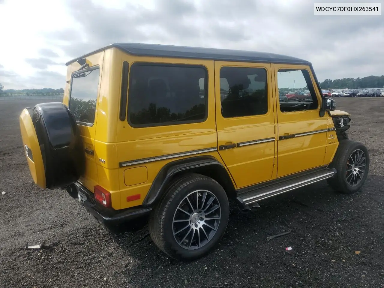 2017 Mercedes-Benz G 63 Amg VIN: WDCYC7DF0HX263541 Lot: 61446875