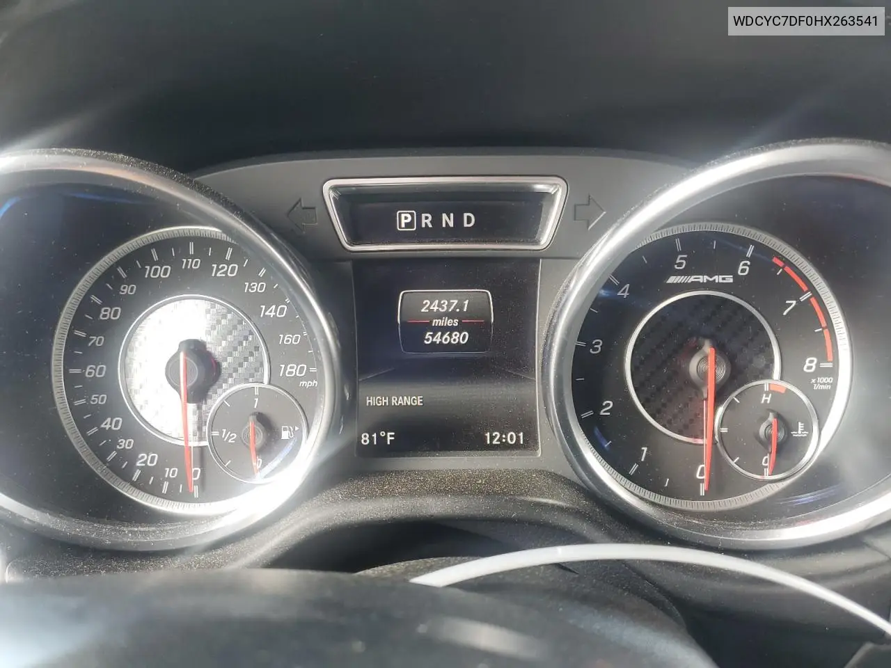 2017 Mercedes-Benz G 63 Amg VIN: WDCYC7DF0HX263541 Lot: 61446875