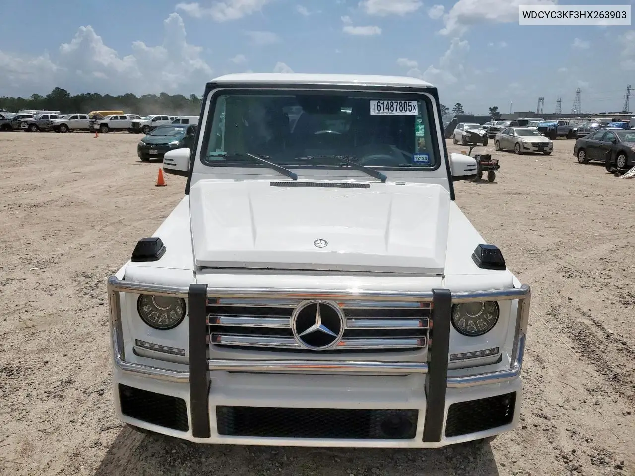 2017 Mercedes-Benz G 550 VIN: WDCYC3KF3HX263903 Lot: 61487805