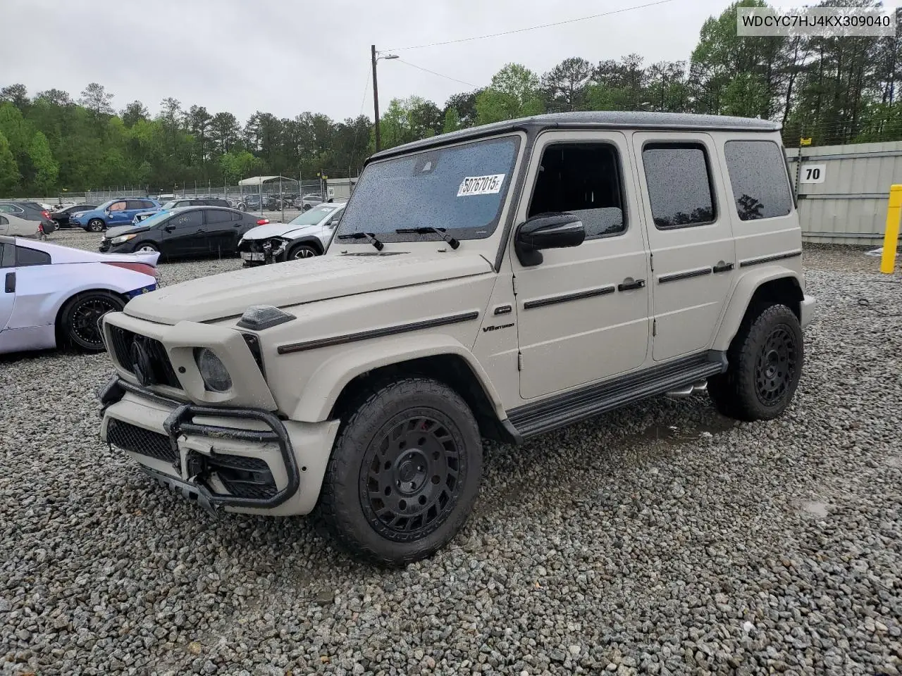 2019 Mercedes-Benz G 63 Amg VIN: WDCYC7HJ4KX309040 Lot: 50767015