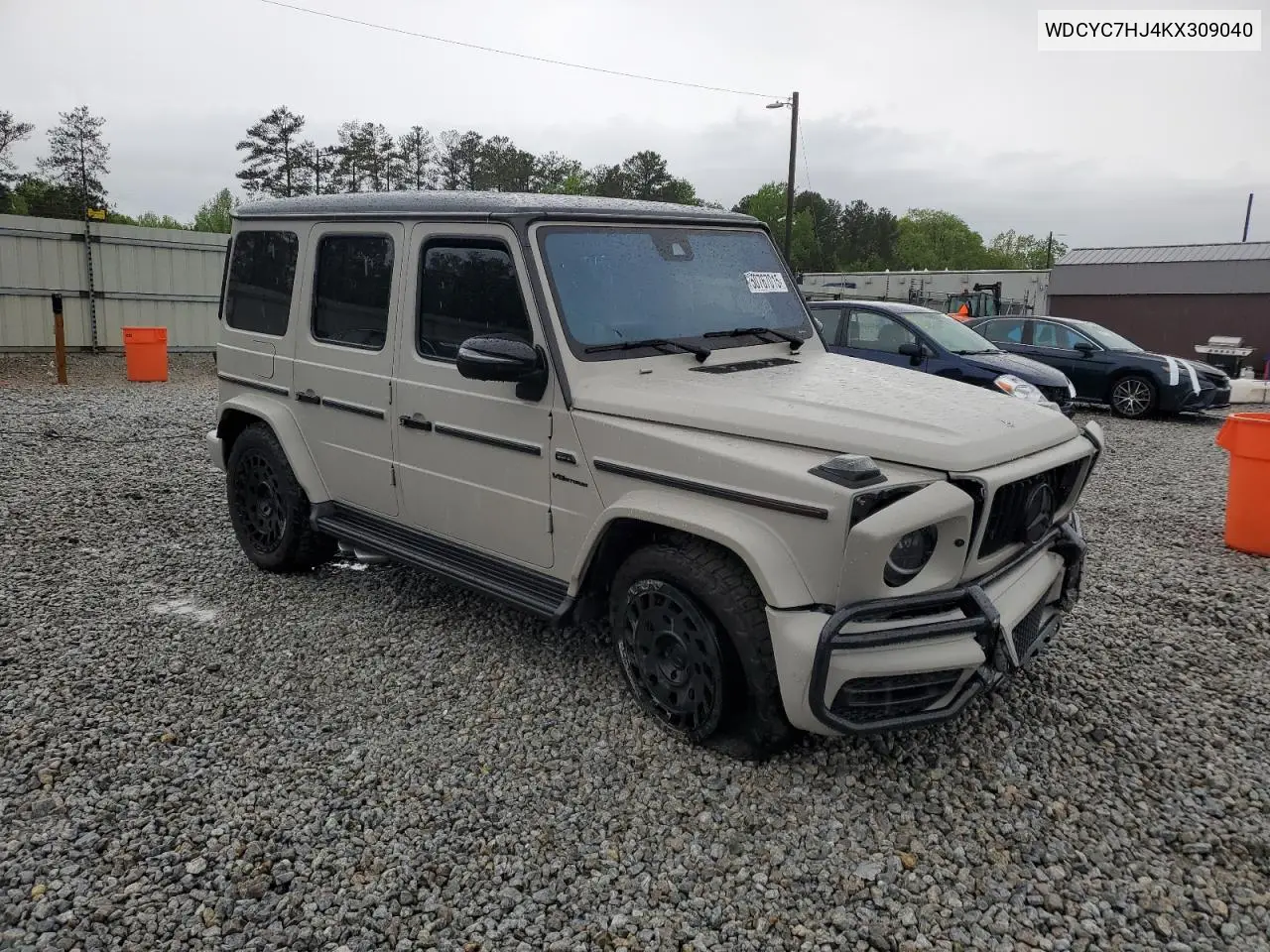 2019 Mercedes-Benz G 63 Amg VIN: WDCYC7HJ4KX309040 Lot: 50767015
