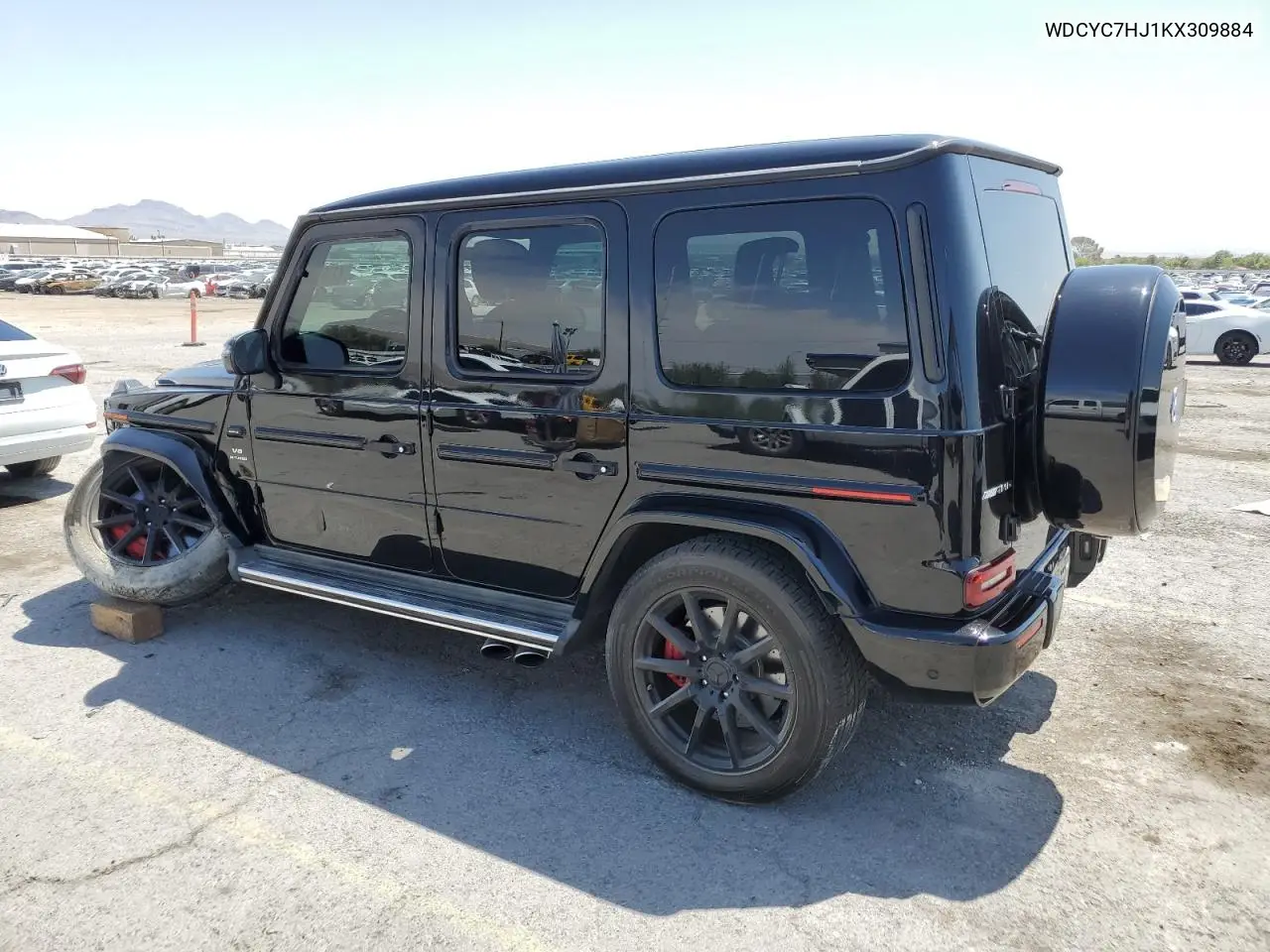 2019 Mercedes-Benz G 63 Amg VIN: WDCYC7HJ1KX309884 Lot: 62351365
