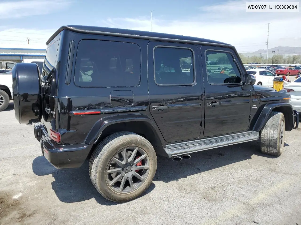 2019 Mercedes-Benz G 63 Amg VIN: WDCYC7HJ1KX309884 Lot: 62351365