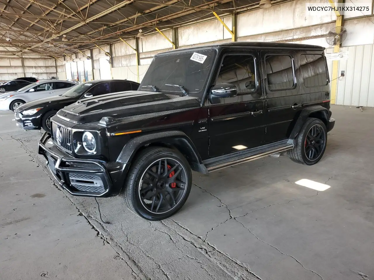 2019 Mercedes-Benz G 63 Amg VIN: WDCYC7HJ1KX314275 Lot: 63791995