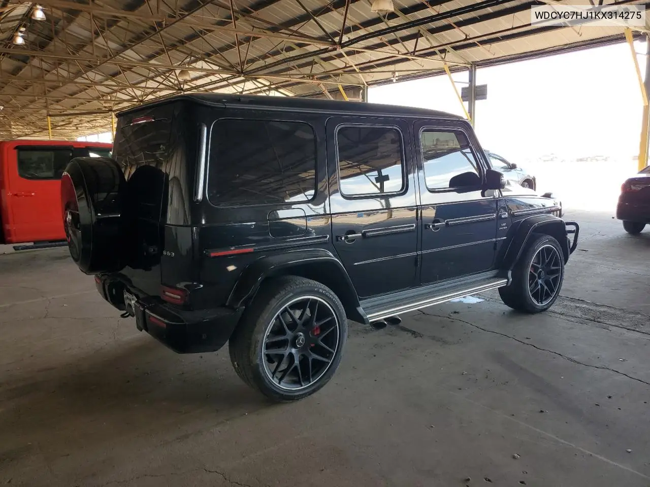 2019 Mercedes-Benz G 63 Amg VIN: WDCYC7HJ1KX314275 Lot: 63791995