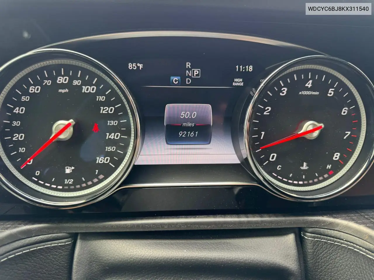 2019 Mercedes-Benz G 550 VIN: WDCYC6BJ8KX311540 Lot: 65847215