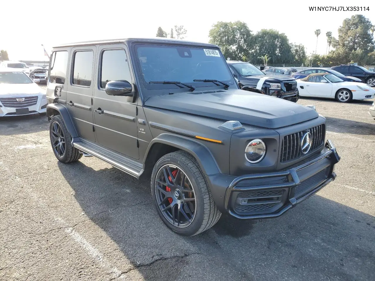 2020 Mercedes-Benz G 63 Amg VIN: W1NYC7HJ7LX353114 Lot: 51814875