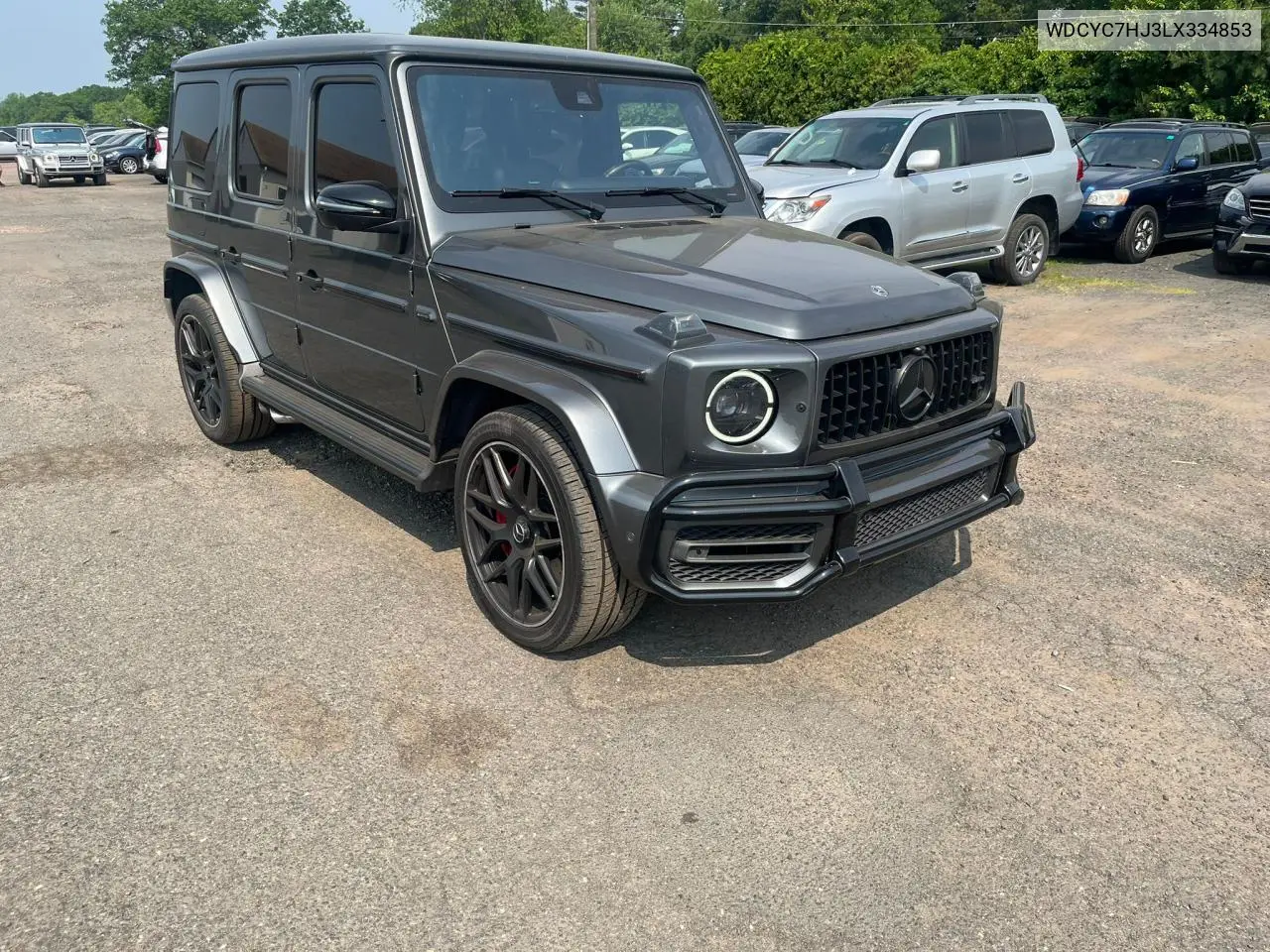 2020 Mercedes-Benz G 63 Amg VIN: WDCYC7HJ3LX334853 Lot: 60224255