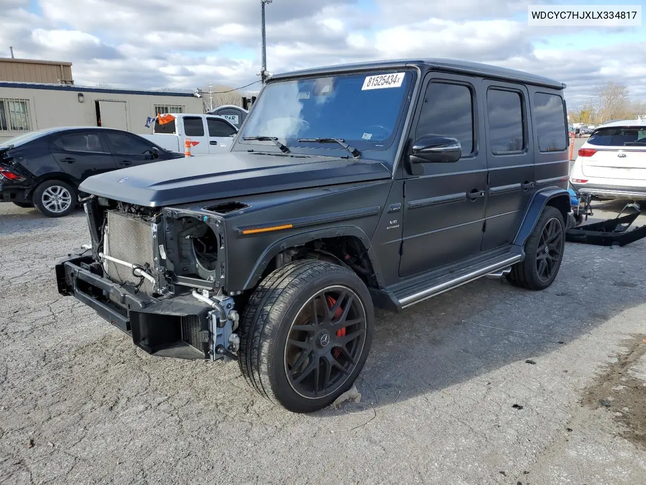 2020 Mercedes-Benz G 63 Amg VIN: WDCYC7HJXLX334817 Lot: 81525434