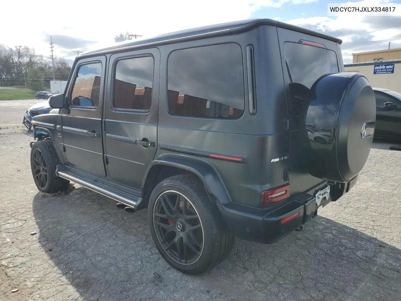 2020 Mercedes-Benz G 63 Amg VIN: WDCYC7HJXLX334817 Lot: 81525434