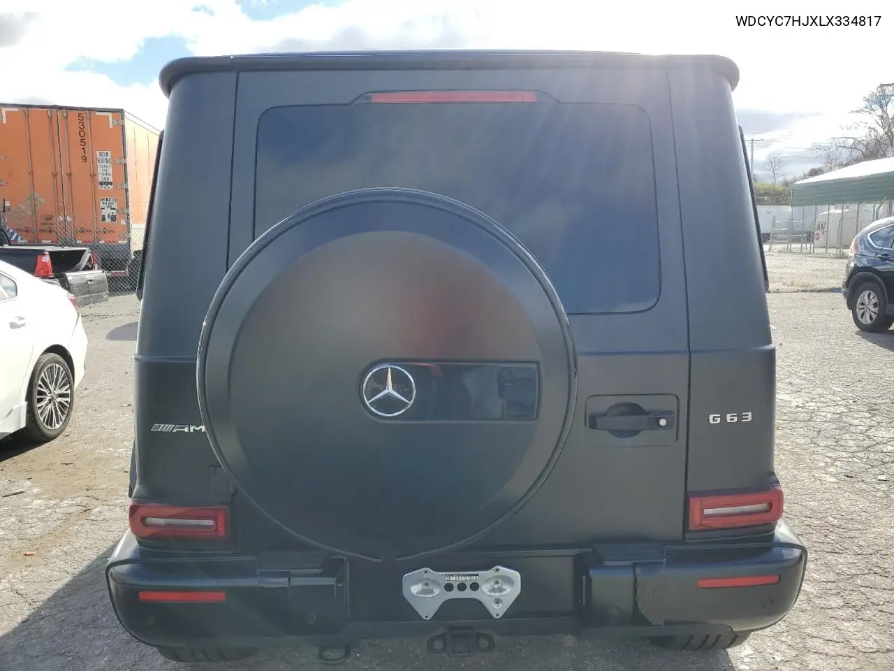 2020 Mercedes-Benz G 63 Amg VIN: WDCYC7HJXLX334817 Lot: 81525434