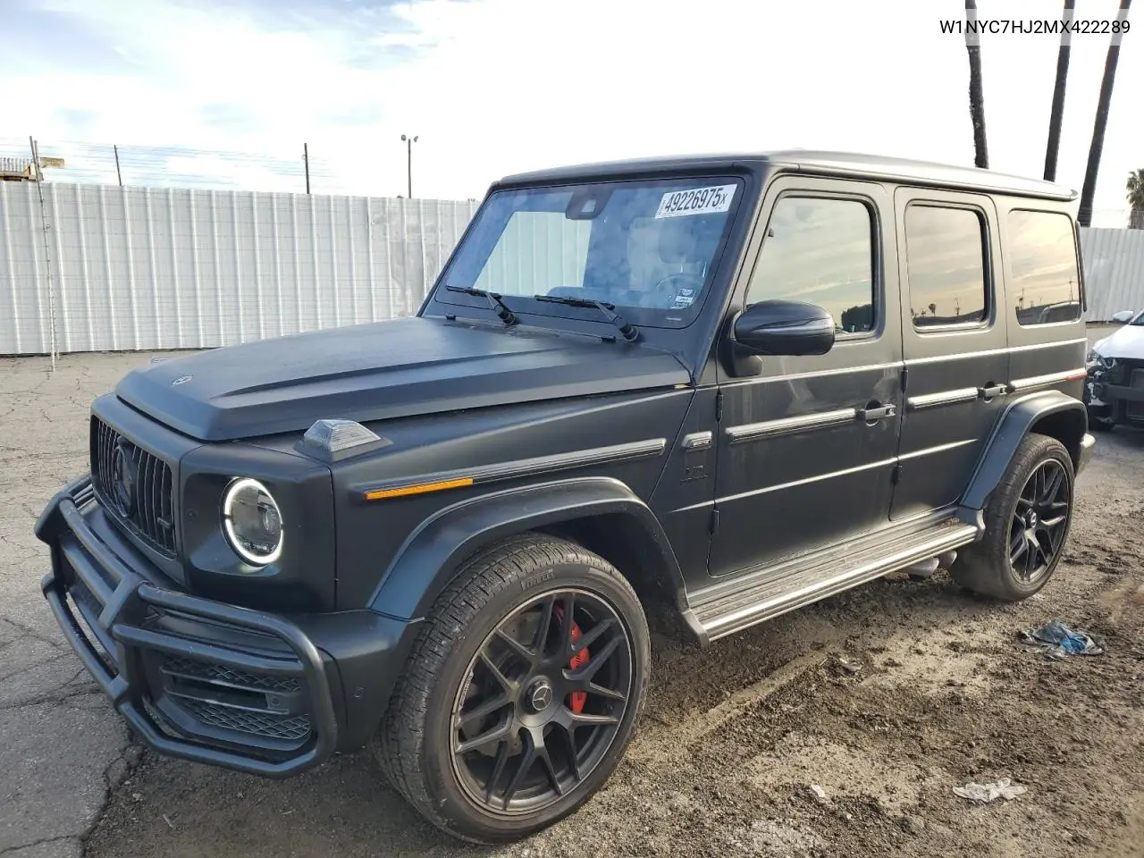 2021 Mercedes-Benz G 63 Amg VIN: W1NYC7HJ2MX422289 Lot: 49226975