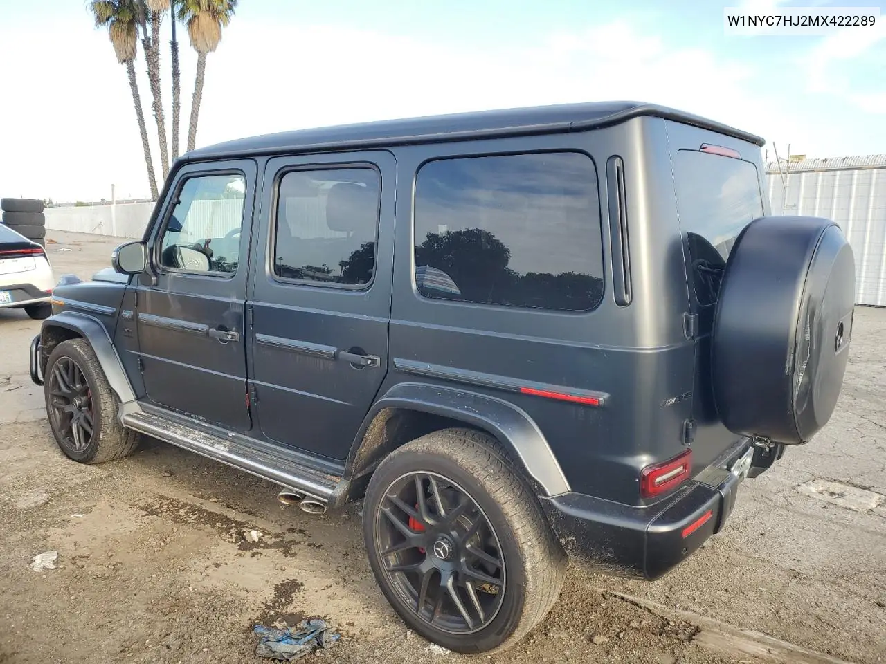 2021 Mercedes-Benz G 63 Amg VIN: W1NYC7HJ2MX422289 Lot: 49226975