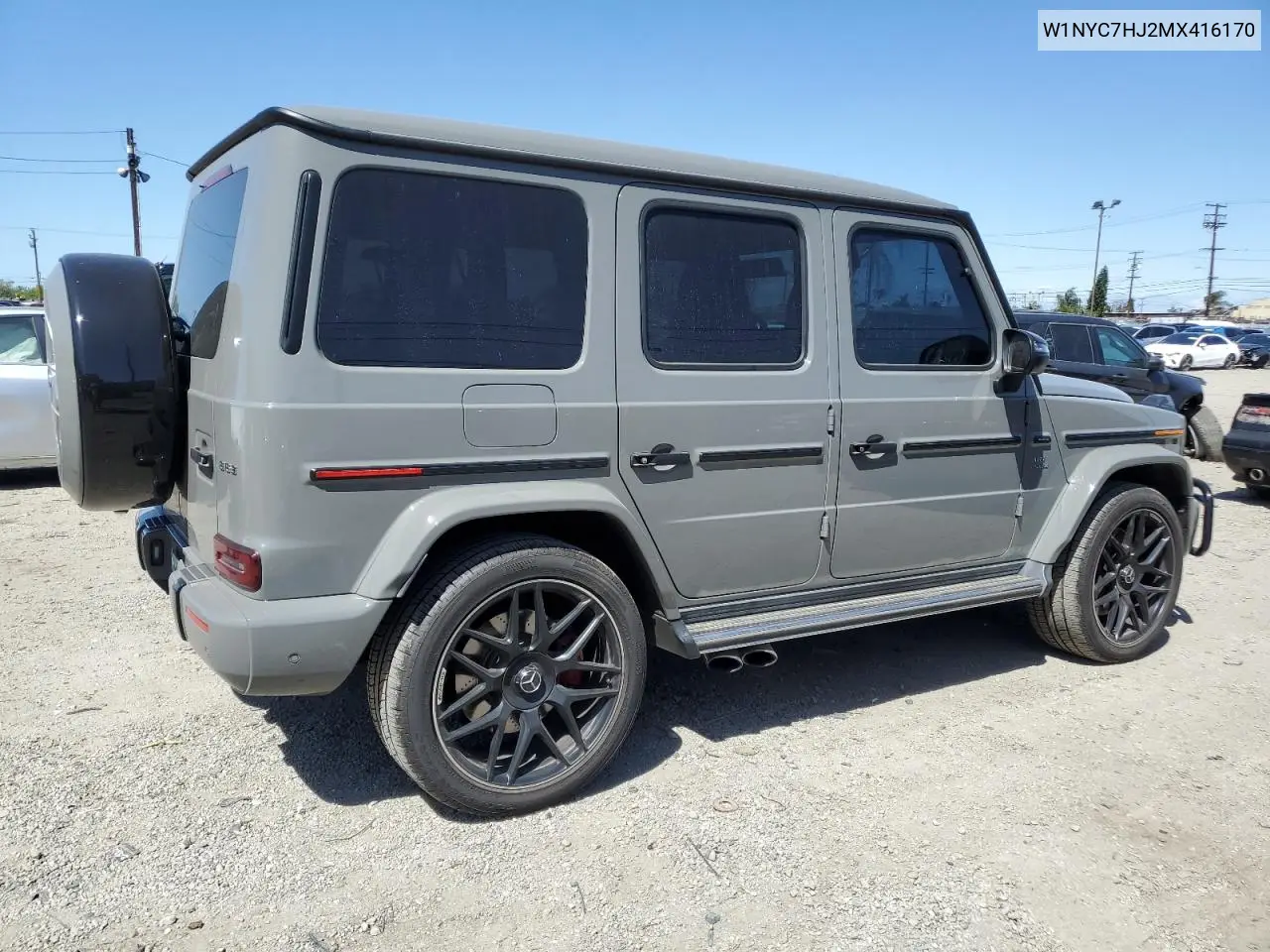 2021 Mercedes-Benz G 63 Amg VIN: W1NYC7HJ2MX416170 Lot: 51611935
