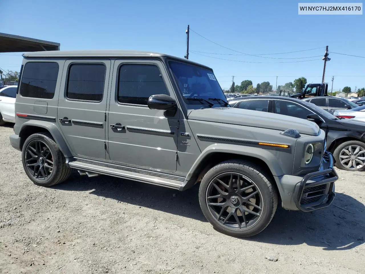 2021 Mercedes-Benz G 63 Amg VIN: W1NYC7HJ2MX416170 Lot: 51611935