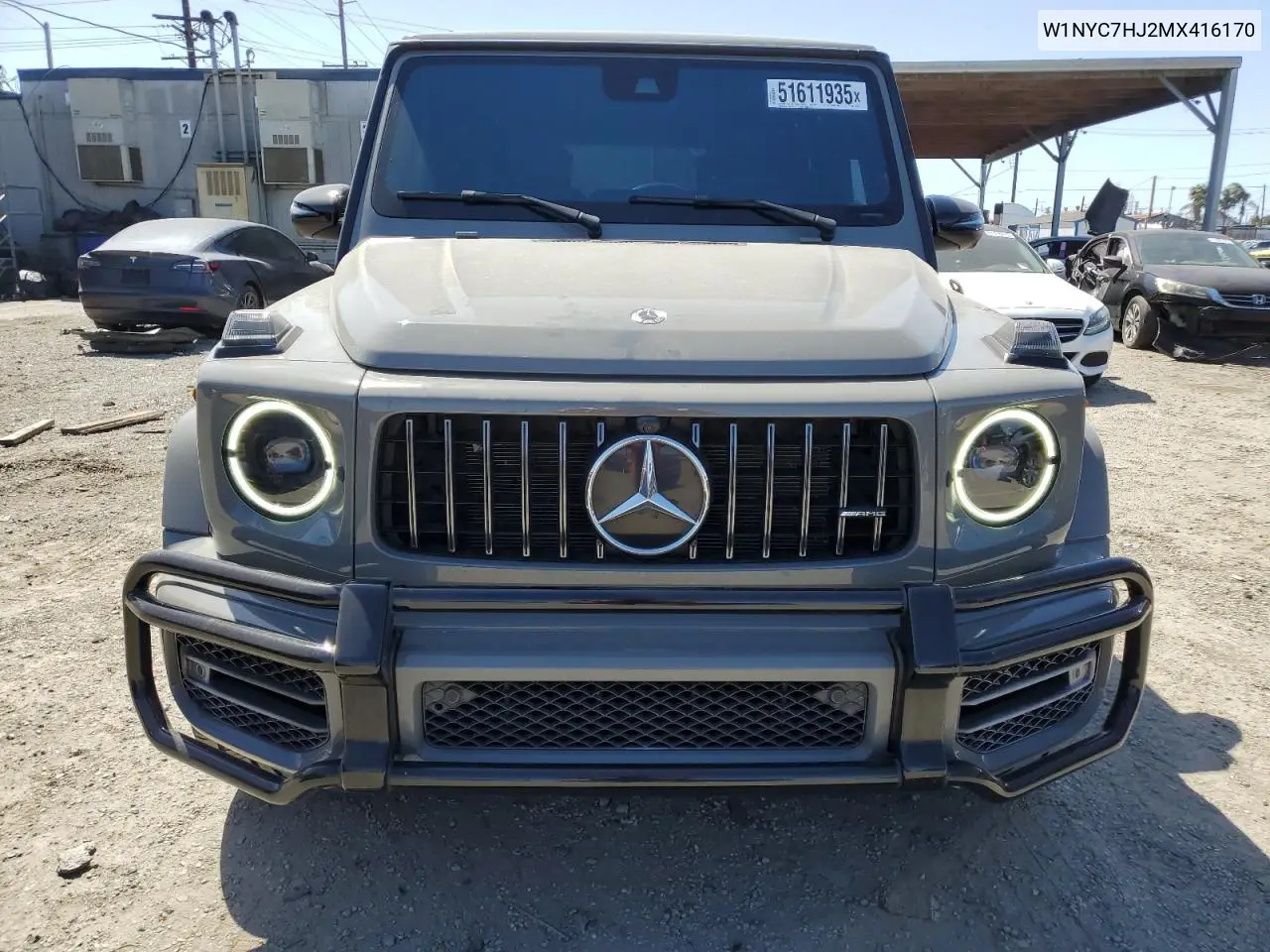 2021 Mercedes-Benz G 63 Amg VIN: W1NYC7HJ2MX416170 Lot: 51611935