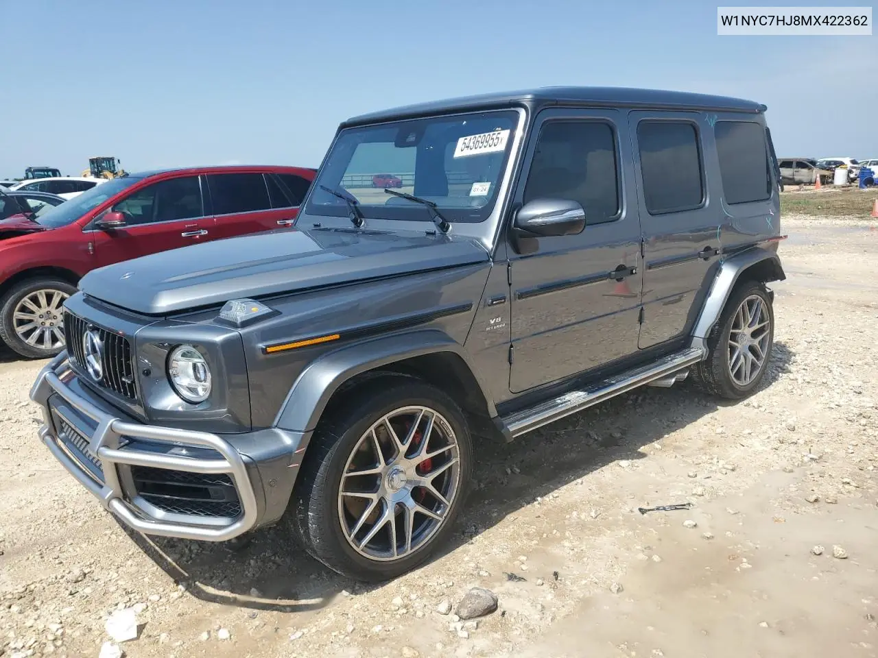 2021 Mercedes-Benz G 63 Amg VIN: W1NYC7HJ8MX422362 Lot: 54369955