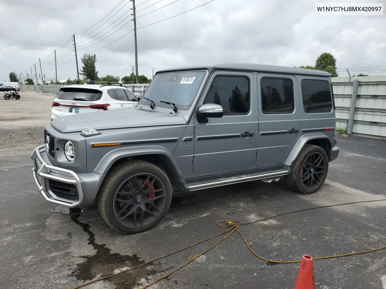 2021 Mercedes-Benz G 63 Amg VIN: W1NYC7HJ8MX420997 Lot: 59746575