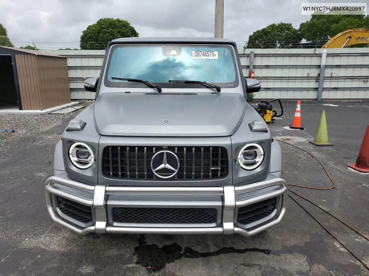 2021 Mercedes-Benz G 63 Amg VIN: W1NYC7HJ8MX420997 Lot: 59746575