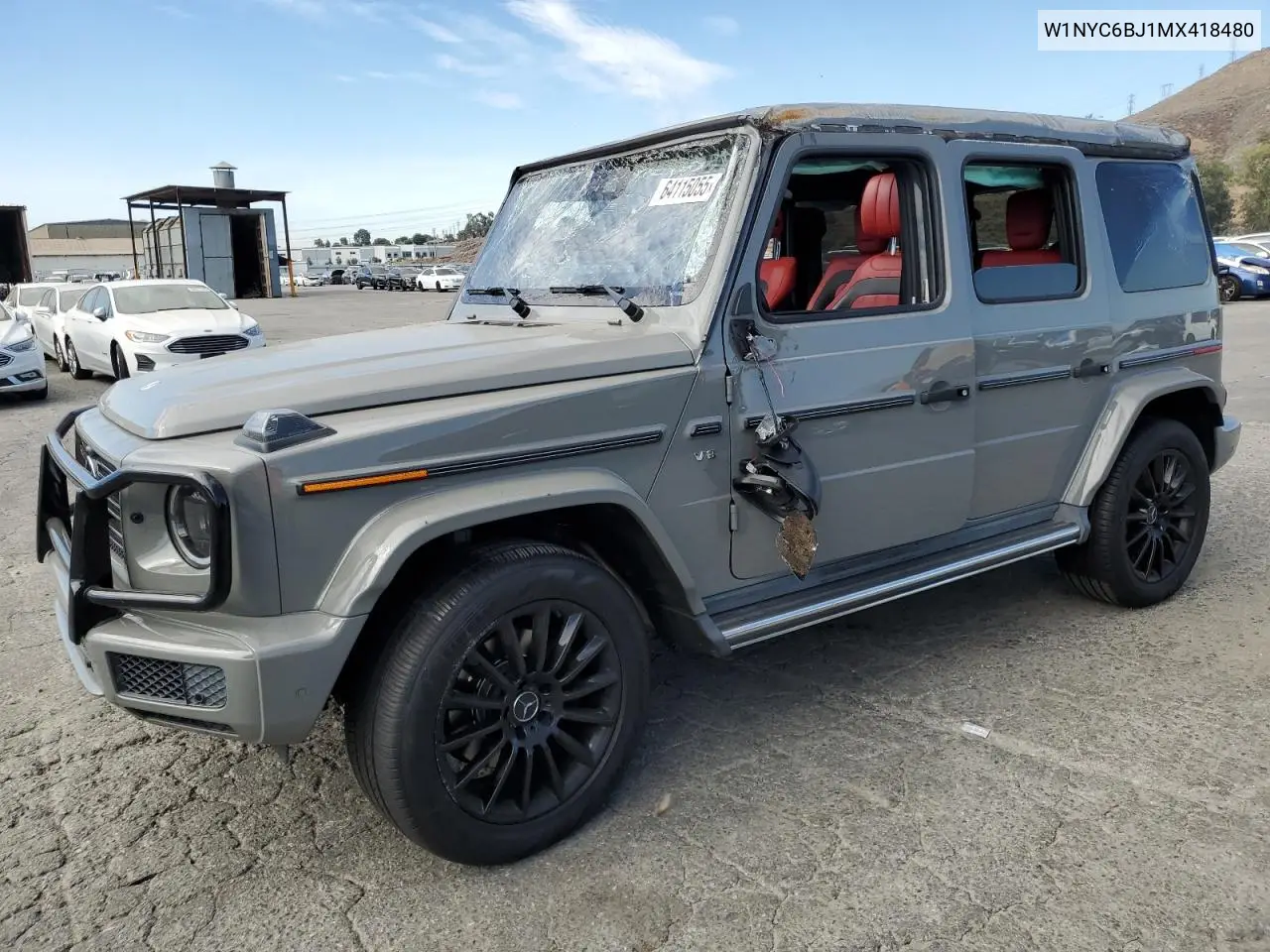2021 Mercedes-Benz G 550 VIN: W1NYC6BJ1MX418480 Lot: 64115055