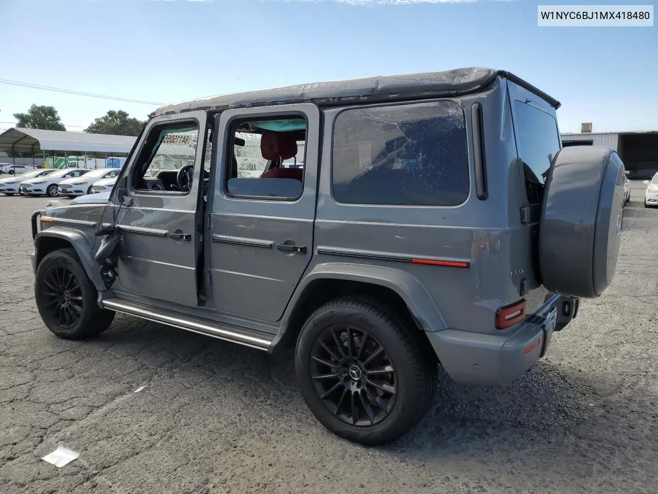2021 Mercedes-Benz G 550 VIN: W1NYC6BJ1MX418480 Lot: 64115055
