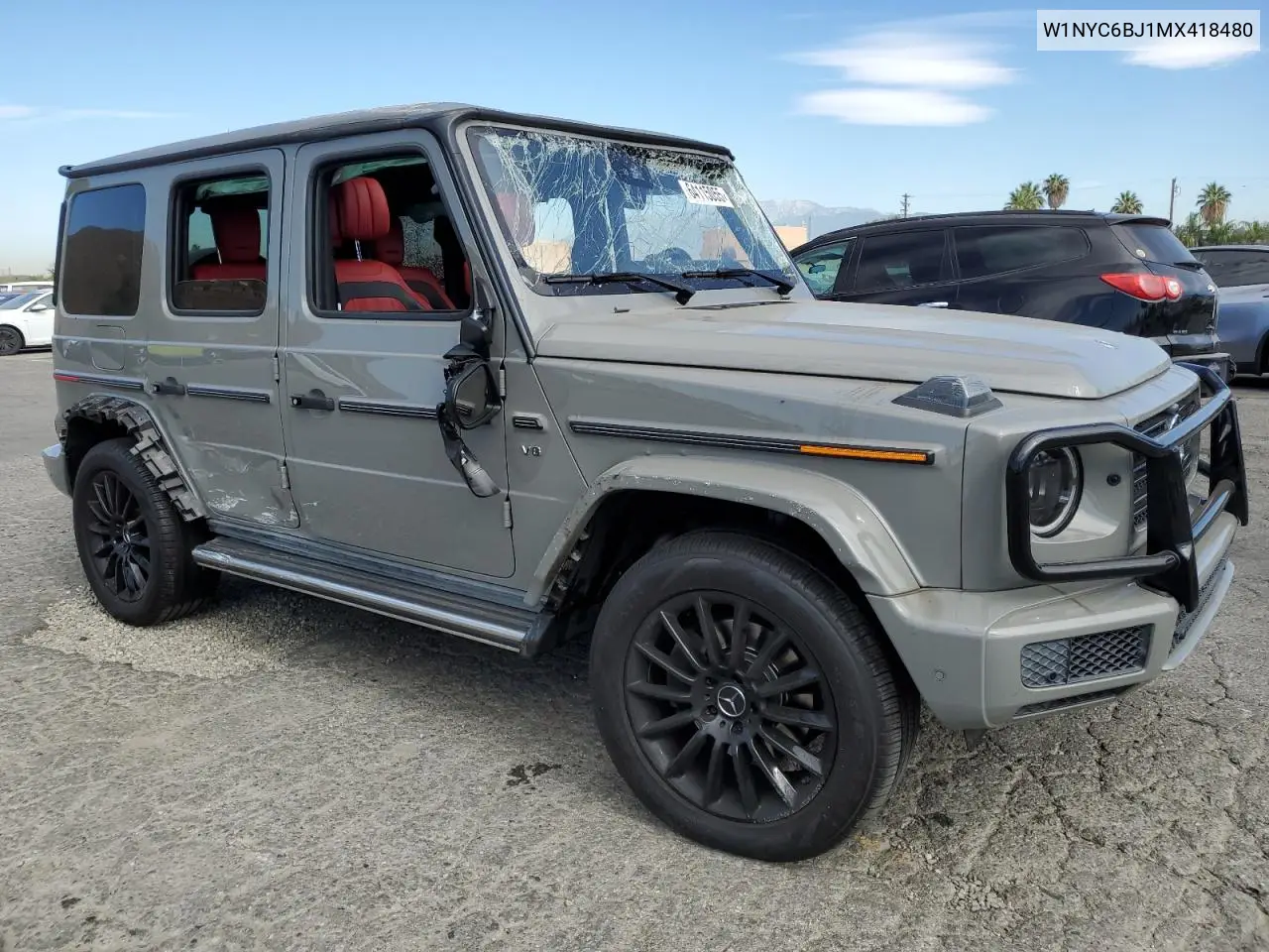 2021 Mercedes-Benz G 550 VIN: W1NYC6BJ1MX418480 Lot: 64115055